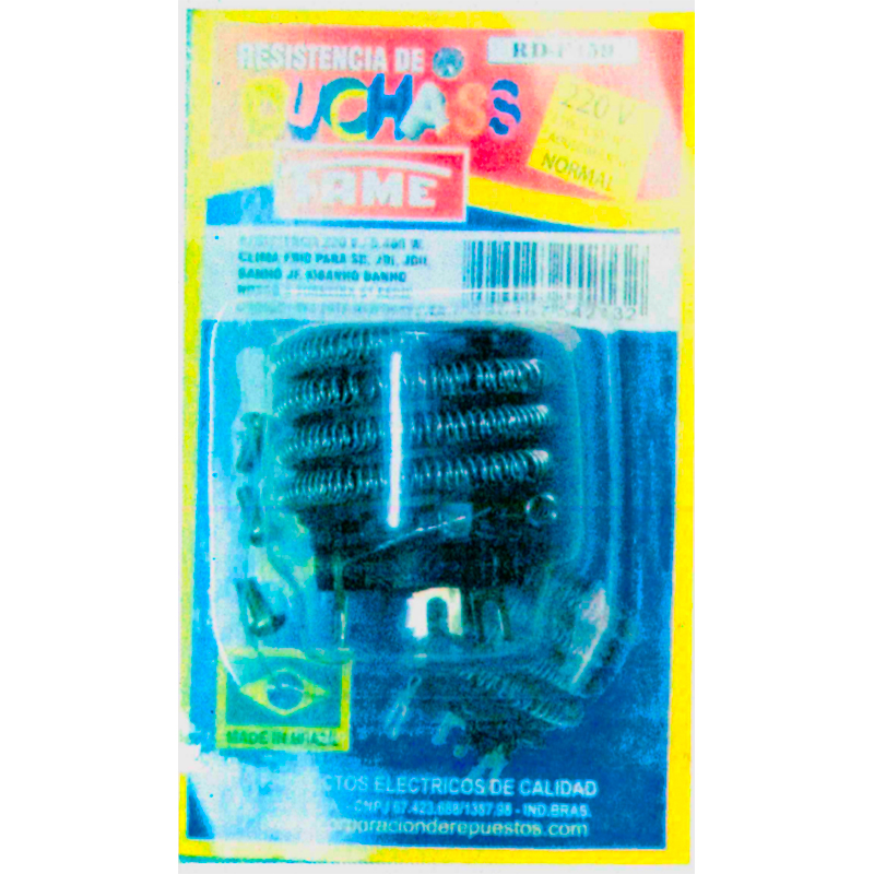 RESISTENCIA DUCHA T/ FAME 4500W SP  MULTI COLRES 