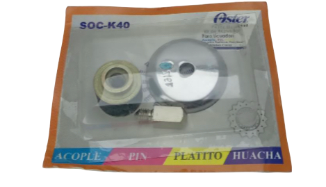 KIT OSTER ORIG PLATO + PIN + ACOPLE + HUACHA