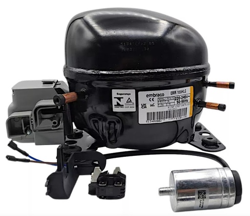 [EMR100HLC] MOTOR COMPRESOR EMB 1/3 R134A 1000 BTU 220V/1/60 5UF
